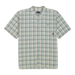 Patagonia Men's Short-Sleeved Puckerware Shirt Plaid Size XL